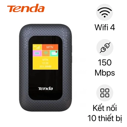 Bộ phát wifi di động Tenda 4G158 4GB LTE 150Mbps 1