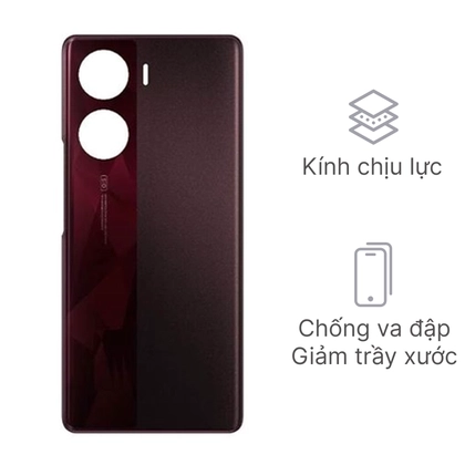 kính lưng OPPO Reno8 - Vàng 1