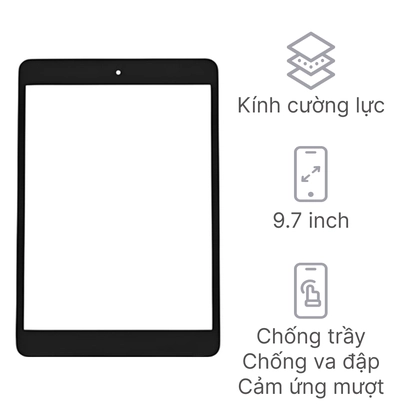 kính cảm ứng ipad air 2