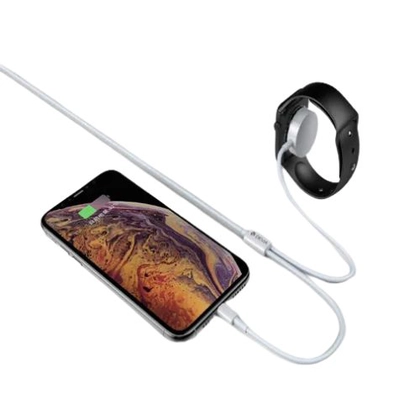 Cáp sạc Devia Smart Series 2 in 1 Lightning + Apple Watch 4