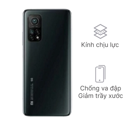 kính lưng Xiaomi Mi 10T Pro hãng Safety-Bạc 1
