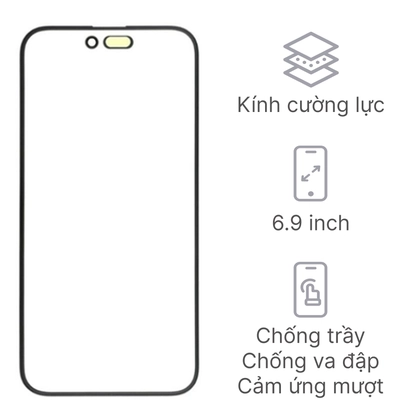 kính màn hình iPhone 16 Pro Max 1