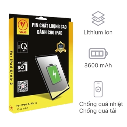 pin iPad Gen 6 2018 chính hãng Vmas 1