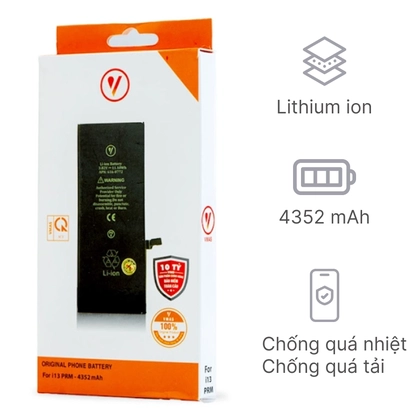 pin iPhone 13 Pro Max chính hãng Vmas 2