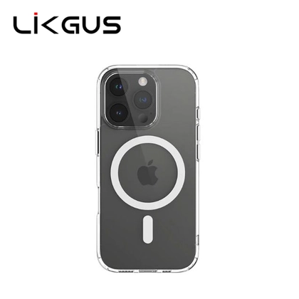 Ốp lưng iPhone 16 Pro Likgus Magsafe trong suốt 1