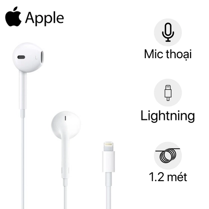 Tai nghe Apple Earpods cổng Lightning chính hãng - MWTY3ZA/A 1