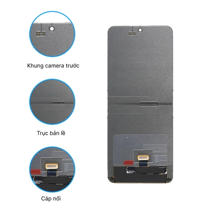 màn hình Samsung Galaxy Z Flip 4 rời mặt trong chính hãng GENA loại Pro 4