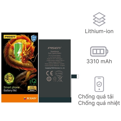 pin iPhone 12 Pro dung lượng siêu cao chính hãng Pisen 1