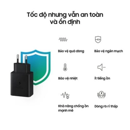 Củ sạc Samsung 45W kèm cáp C-C 1.8m EP-T4511X 5