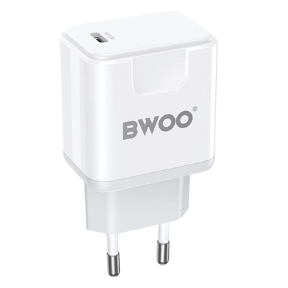 Sạc BWOO 2 cổng USB-A kèm cáp Type-C US CDA64VC 1