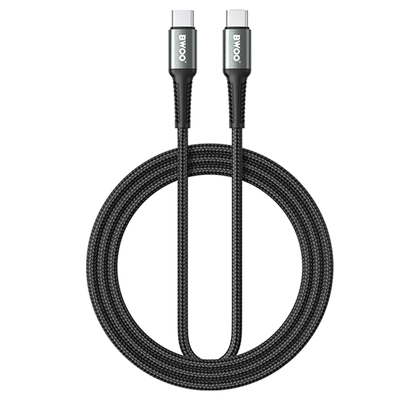 Cáp sạc nhanh BWOO Type-C to Type-C 60W X288C-C dài 1M 4