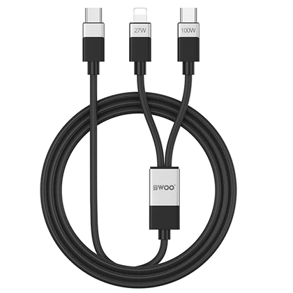 Cáp sạc nhanh BWOO Micro 120W X286V dài 1M 3