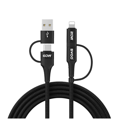 Cáp sạc nhanh BWOO Micro 120W X286V dài 1M 3
