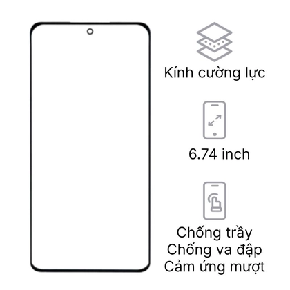 kính màn hình Oppo A76 1