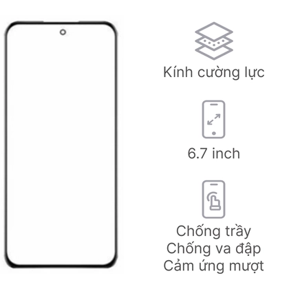 kính màn hình Samsung Galaxy A56 5G 1