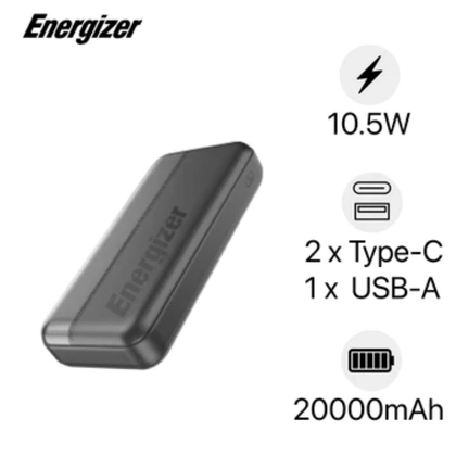 Pin sạc dự phòng Energizer 20000mAh/3.7V Li-Polymer - UE20050 4