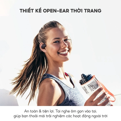 Tai nghe Bluetooth thể thao Havit OWS Fit 1 - Đen