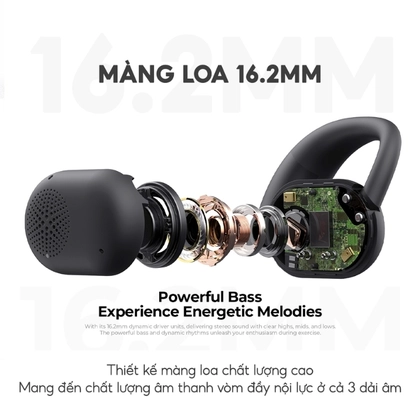 Tai nghe Bluetooth thể thao Havit OWS Fit 1 - Vàng