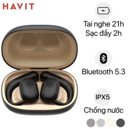 Tai nghe Bluetooth thể thao Havit OWS Fit 1 - Vàng