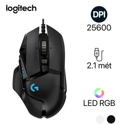 Chuột Gaming có dây Logitech G502 Hero - Trắng