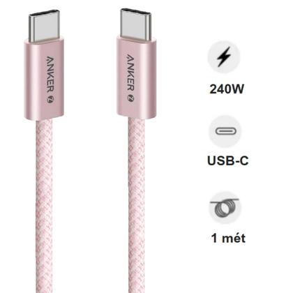 Cáp Anker Zolo USB-C to USB-C 240W dài 1m A8060 1