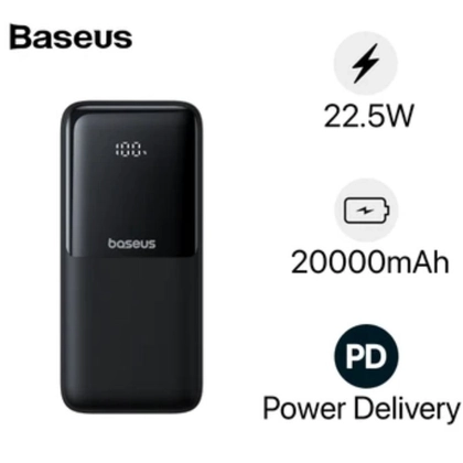 Pin sạc dự phòng Baseus Lipow Digital Display kèm cáp Type-C + Lightning 20000Mah 22.5w 1