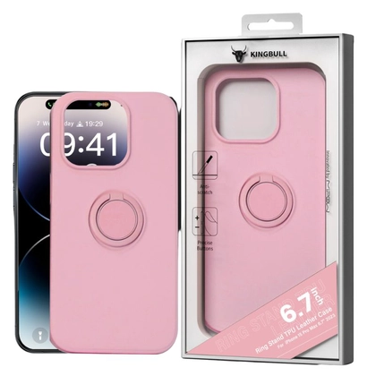 Ốp lưng iPhone 15 Pro Max Mipow Ring Stand TPU leather 2