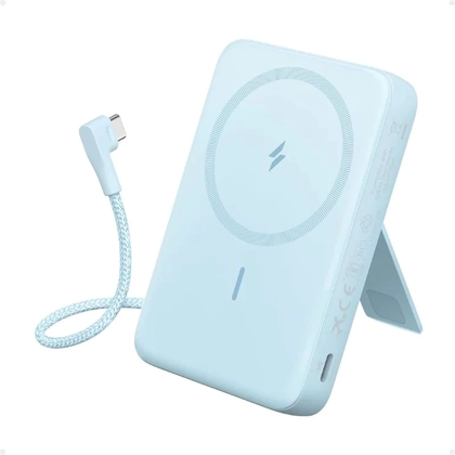 Pin sạc dự phòng Magnetic Anker Zolo 1C 10000mAh 15W tích hợp cáp Type-C A1685 1