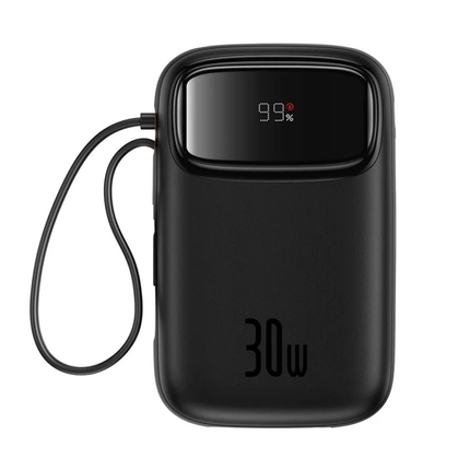 Pin sạc dự phòng Baseus Qpow2 màn hình số 10.000mAh 30W kèm 2 cáp type C 2
