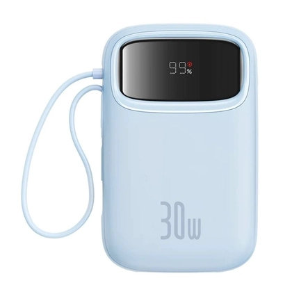 Pin sạc dự phòng Baseus Qpow2 màn hình số 10.000mAh 30W kèm 2 cáp type C 1