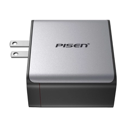 Sạc Pisen Bolt Pro 100W 2C1A Gan Fast kèm cáp Type-C to Type-C 5