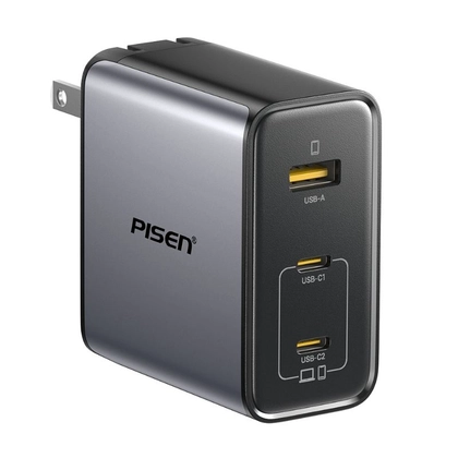 Sạc Pisen Bolt Pro 100W 2C1A Gan Fast kèm cáp Type-C to Type-C 4