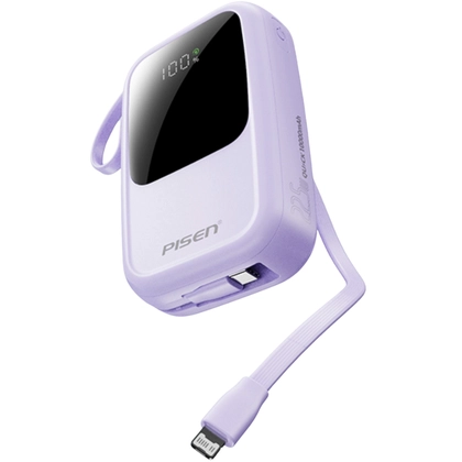 Pin dự phòng Pisen Quick Powerlink Color 22.5W 20.000mAh kèm cáp Lightning và Type-C D154 - Xanh 2