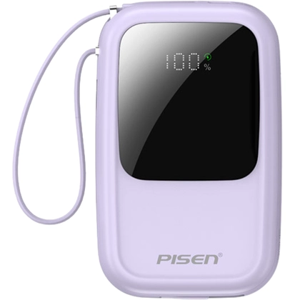 Pin dự phòng Pisen Quick Powerlink Color 22.5W 20.000mAh kèm cáp Lightning và Type-C D154 - Xanh 1