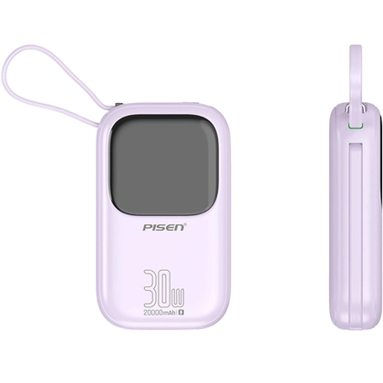 Pin dự phòng Pisen Quick Powerlink Color 22.5W 20.000mAh kèm cáp Lightning và Type-C D154 - Xanh 3