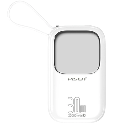 Pin dự phòng Pisen Quick Powerlink Color 22.5W 20.000mAh kèm cáp Lightning và Type-C D154 - Xanh 1