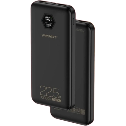 Pin dự phòng Pisen Quick Powerlink Color 22.5W 20.000mAh kèm cáp Lightning và Type-C D154 - Xanh 1