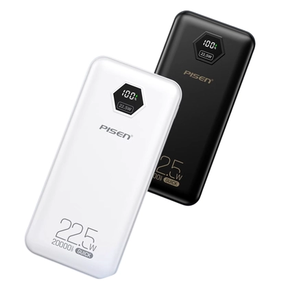 Pin dự phòng Pisen Quick Powerlink Color 22.5W 20.000mAh kèm cáp Lightning và Type-C D154 - Xanh 2