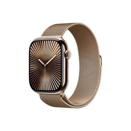 Apple Watch Series 10 46mm 4G Viền Titan Vàng Dây Thép Vàng - Đã kích hoạt 1