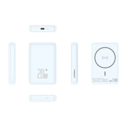 Pin dự phòng Pisen Quick Powerlink Cube 22.5W 10.000mAh kèm cáp Lightning và Type-C D191 2