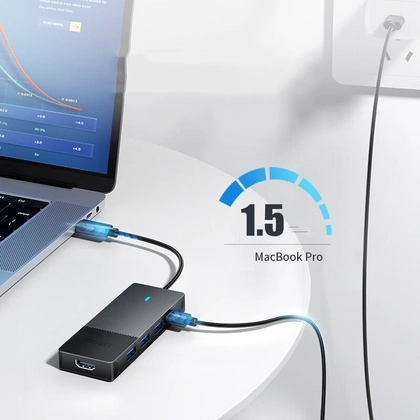 Hub chuyển đổi Pisen Type-C NJ - TC04 5 IN 1 3