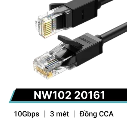 Cáp mạng Ugreen Cat6 NW102 20161 3M 1