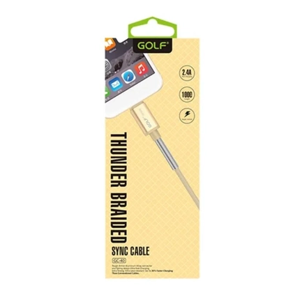 Cáp Golf USB-A to lightning 2.4A GC-40I 2