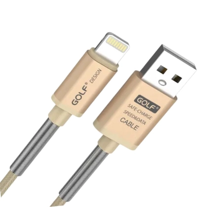 Cáp Golf USB-A to lightning 2.4A GC-40I 1