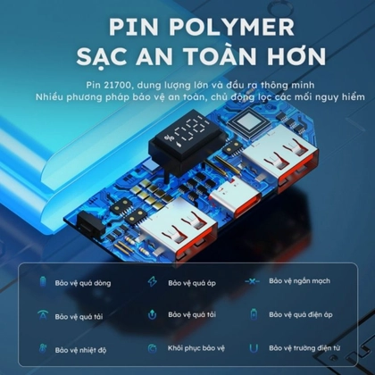 Pin dự phòng StarGO Star X2 Lite 20000mAh 22.5W 5