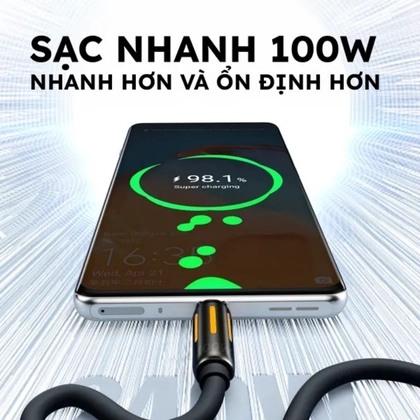 Cáp Stargo Ultralink C1 Type-C to Type-C 100W 1.5M 3