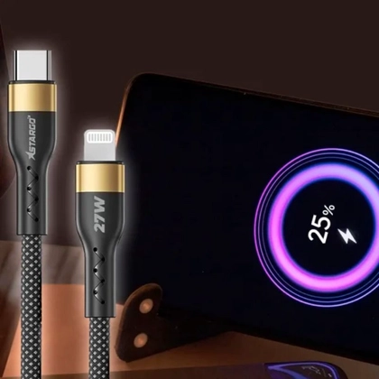 Cáp Stargo Ultralink L1 từ tính Type-C to Lightning 27W 1.2M 10