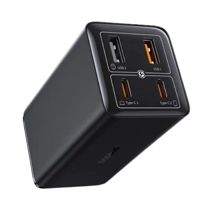 Sạc nhanh Baseus GaN6 Pro 2C + 2U 100W US kèm cáp C-C 100W 1m 5