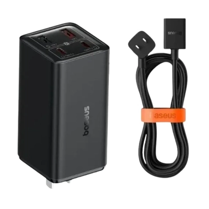 Sạc nhanh Baseus GaN6 Pro 2C + 2U 100W US kèm cáp C-C 100W 1m 2