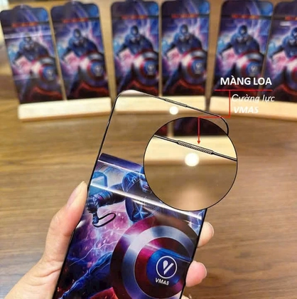 Dán cường lực iPhone 7/8 Plus Vmas full cao cấp 9
